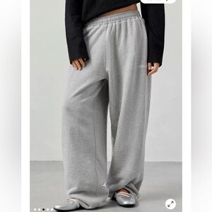 Les Frans Wide Leg Sweatpants